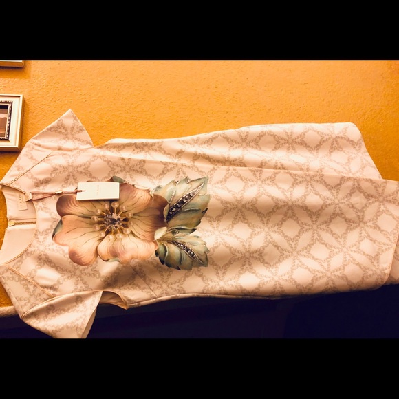Ted baker london Laila floral cap sleeve dress - Picture 2 of 8